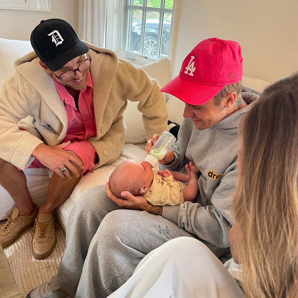 Justin Bieber mit Baby von Jason Kennedy und Lauren Scruggs