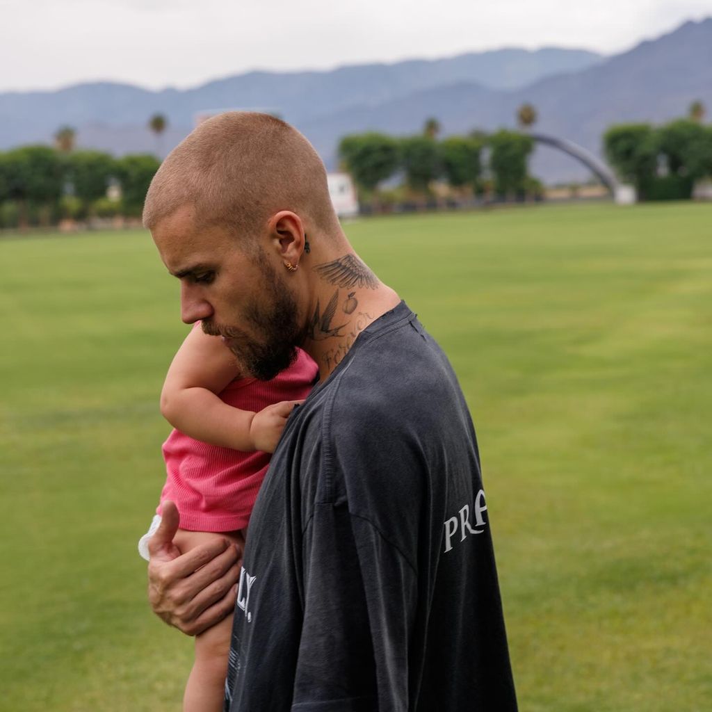 Justin Bieber und sein Sohn Jack Blues im September 2025