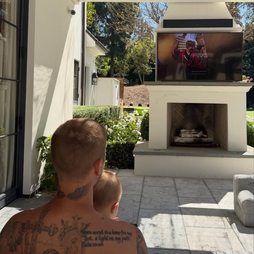 Justin Bieber mit seinem Sohn Jack, April 2026