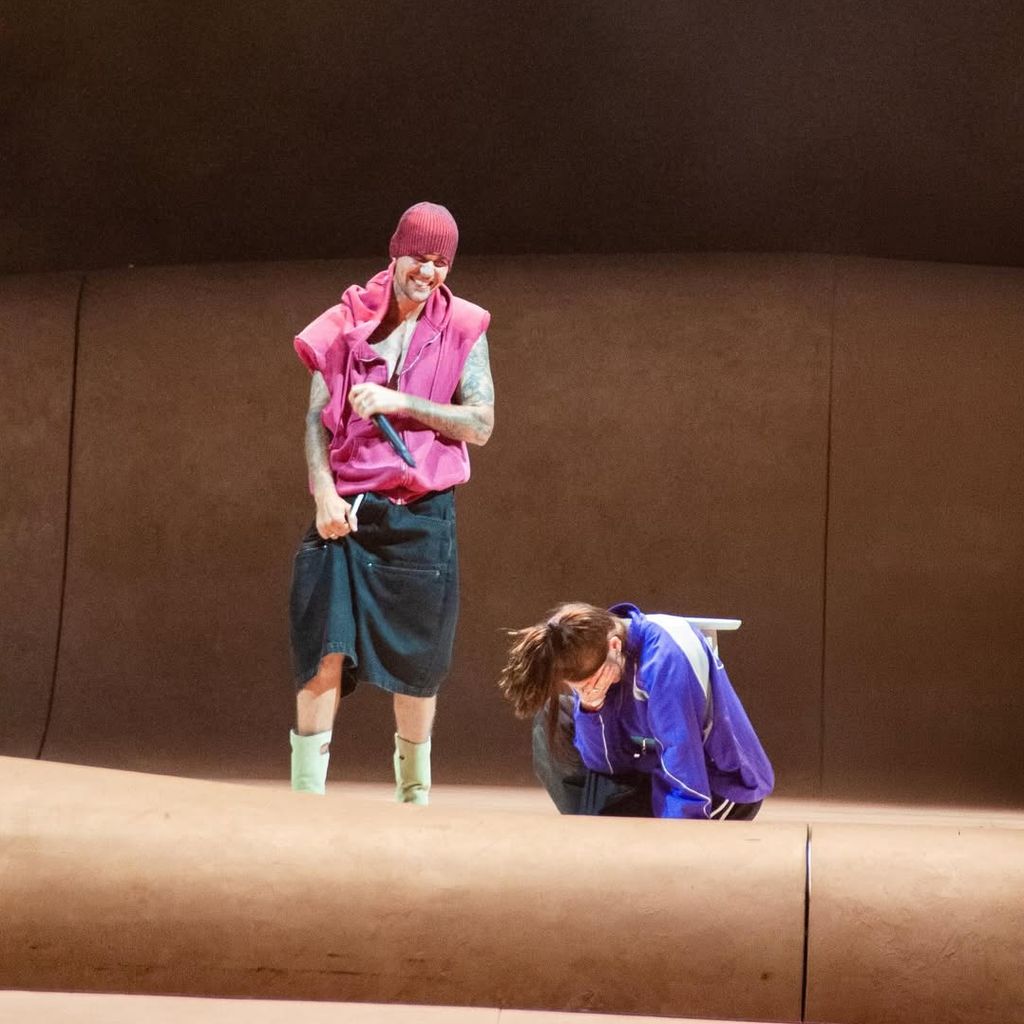 Justin Bieber und Billie Eilish auf der Coachella-Bühne