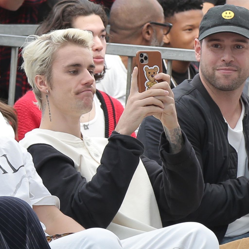 Justin Bieber und Scooter Braun, Januar 2020