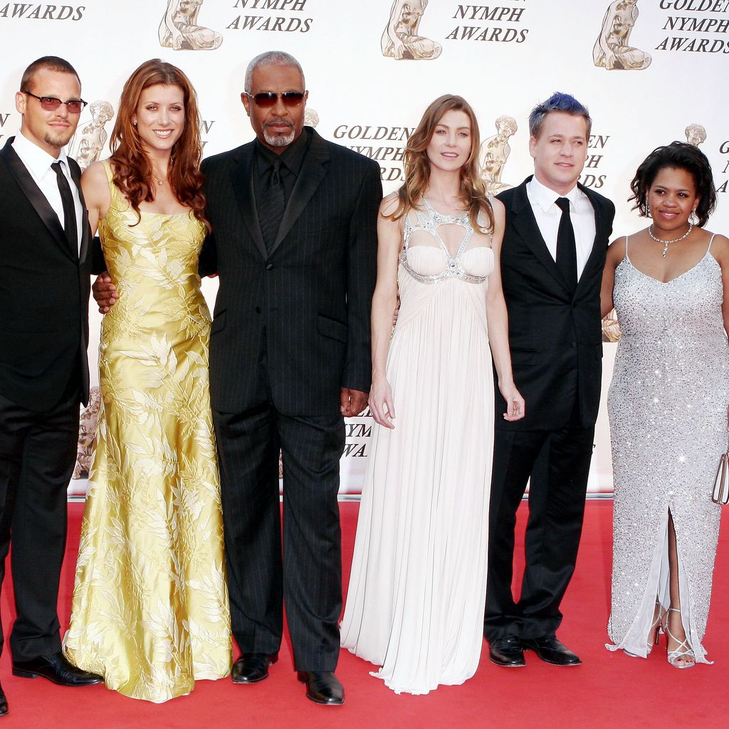 Justin Chambers, Kate Walsh, James Pickens Jr., Ellen Pompeo, T.R. Knight und Chandra Wilson 2006