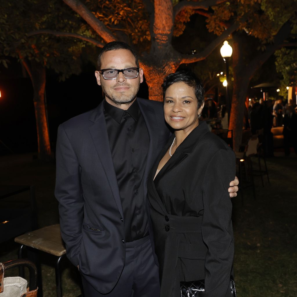Justin Chambers mit seiner Frau Keisha, April 2022