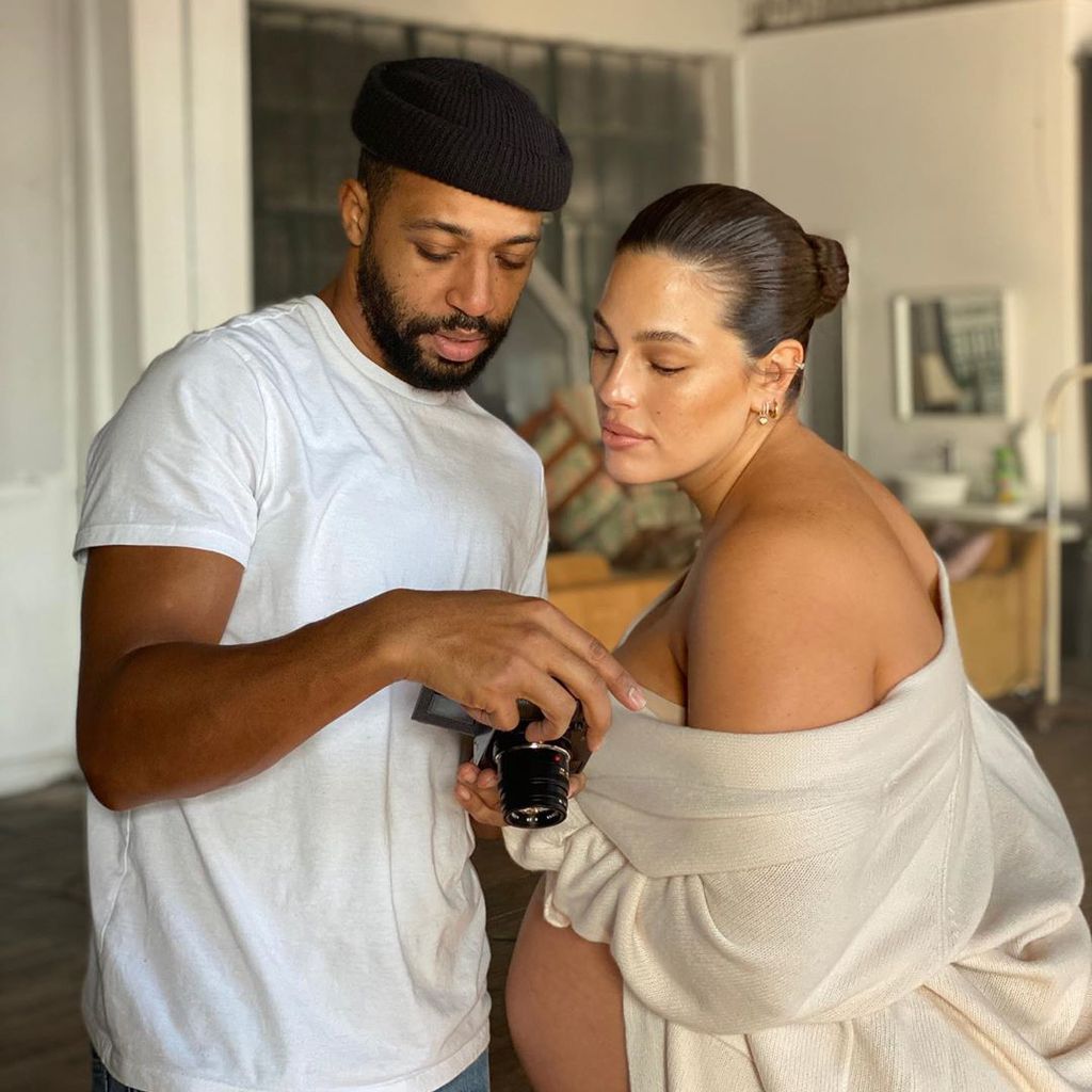 Justin Ervin und Ashley Graham