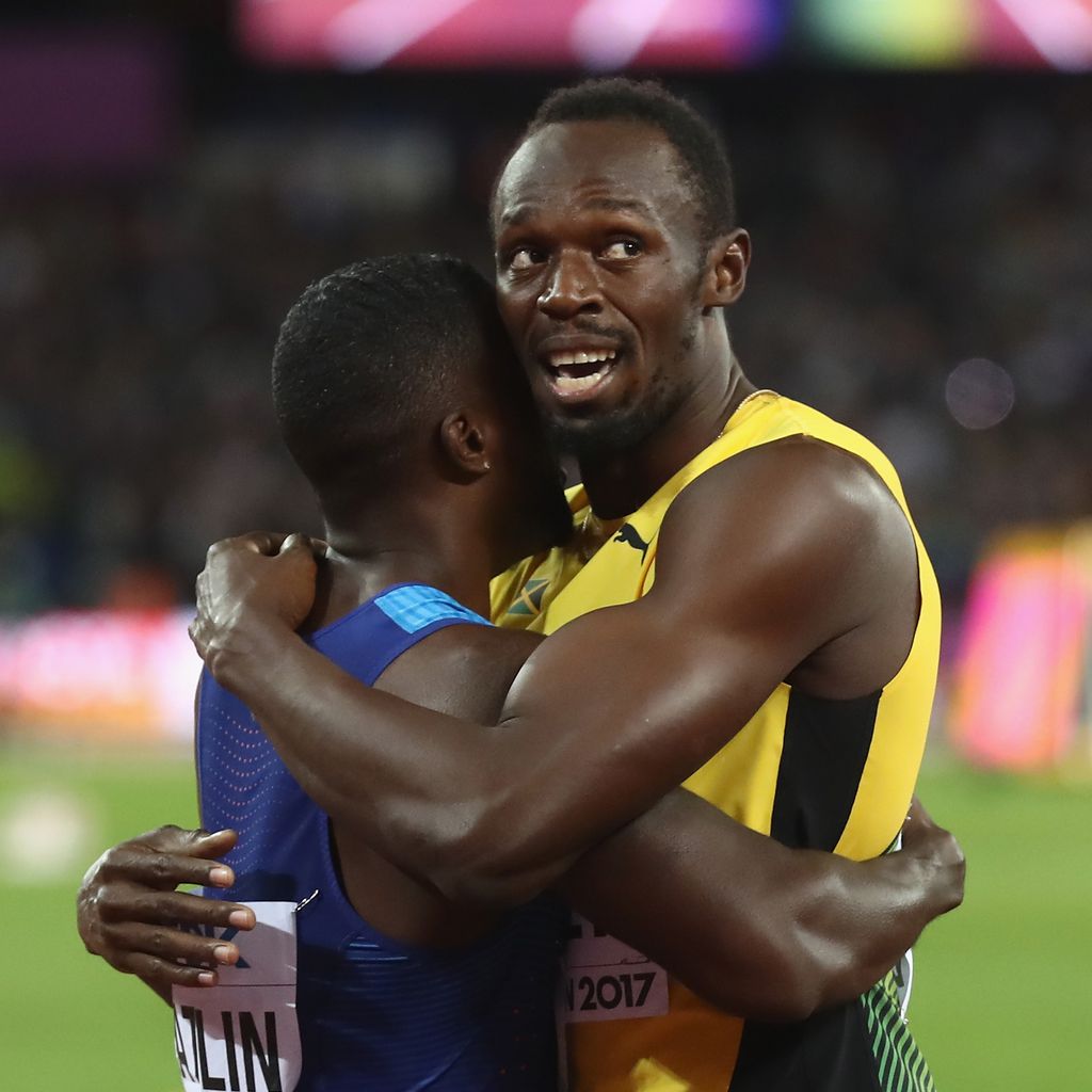 Justin Gatlin und Usain Bolt