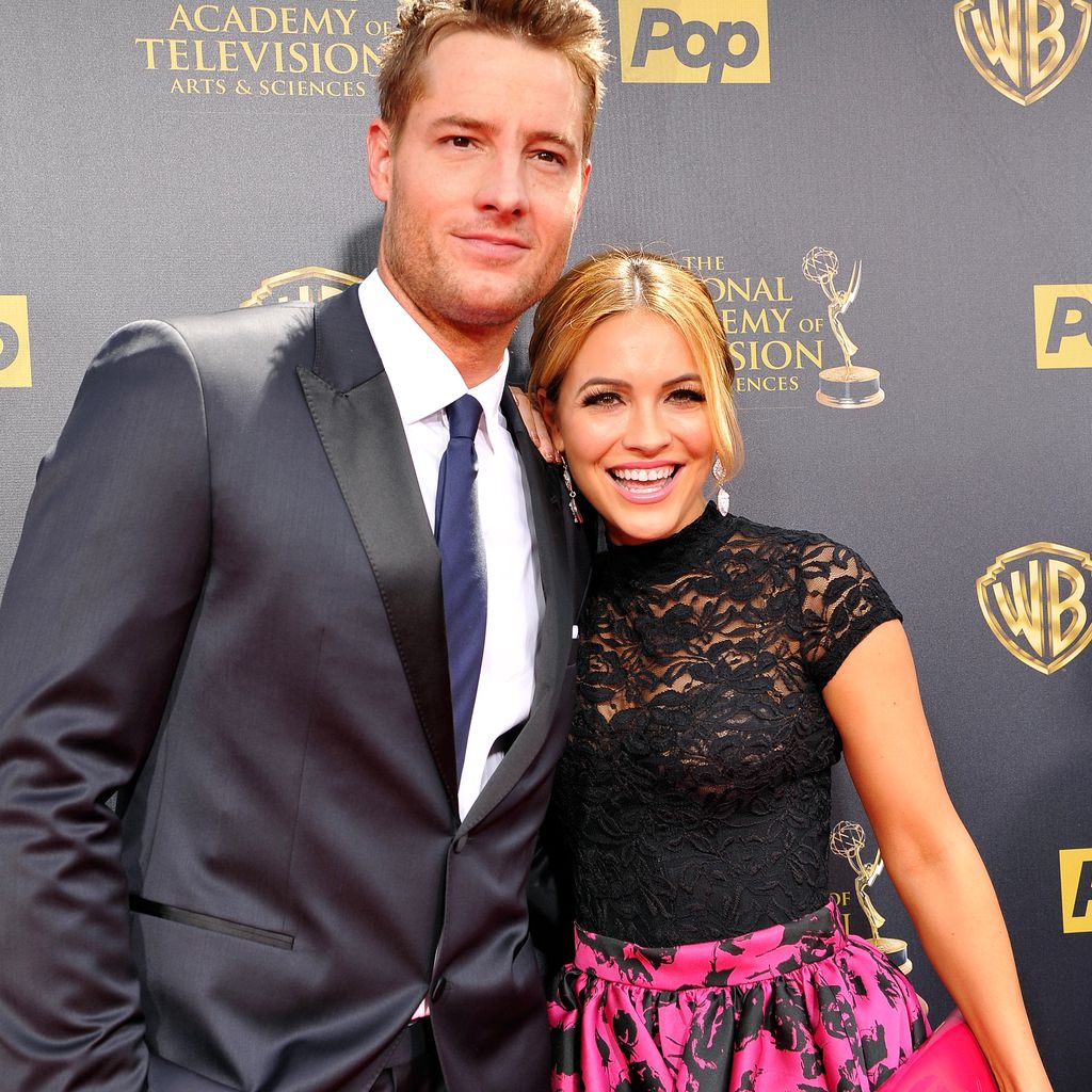 Justin Hartley und Chrishell Stause bei den Emmy Awards