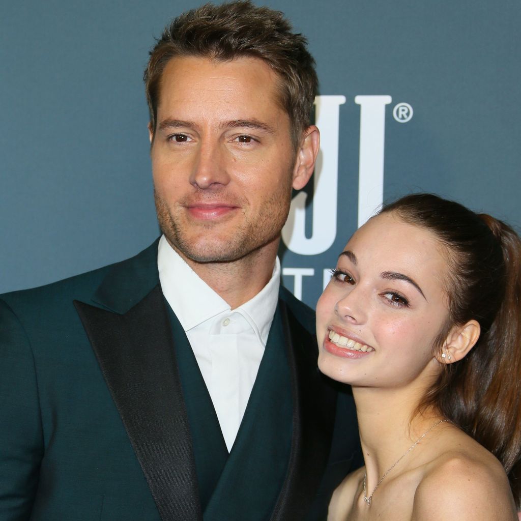 Justin Hartley mit seiner Tochter Isabella Justice Hartley