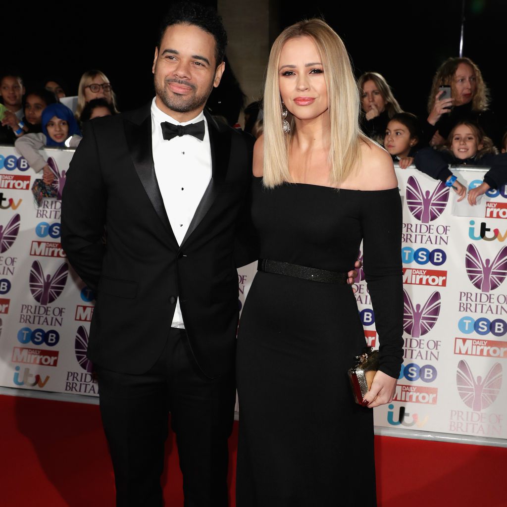 Justin Scott und Kimberley Walsh in London, 2017