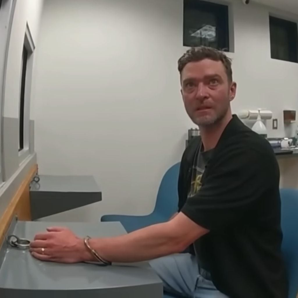 Popstar Justin Timberlake bei seiner Verhaftung im Juni 2024