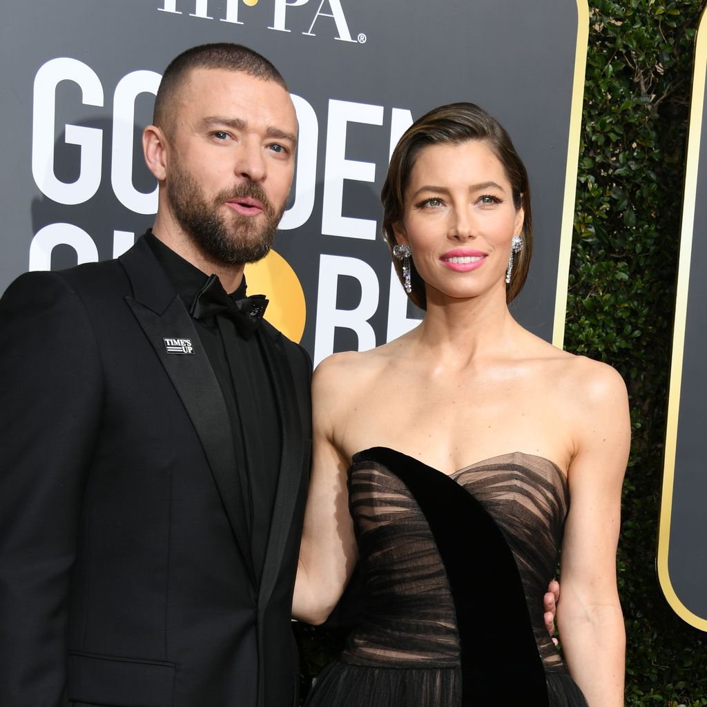 Justin Timberlake und Jessica Biel bei den Golden Globes 2018
