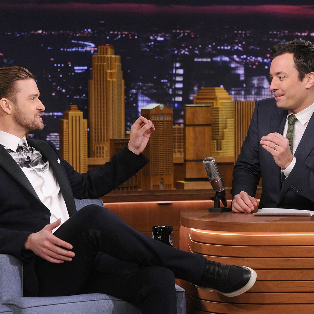 Justin Timberlake und Jimmy Fallon in der "Tonight Show" 2014