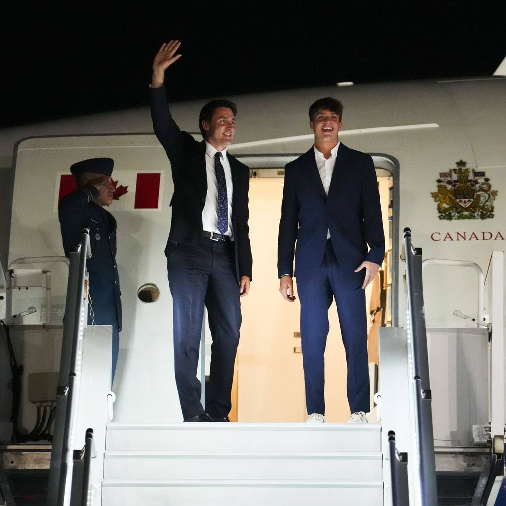 Justin Trudeau und Xavier Trudeau in Ottawa