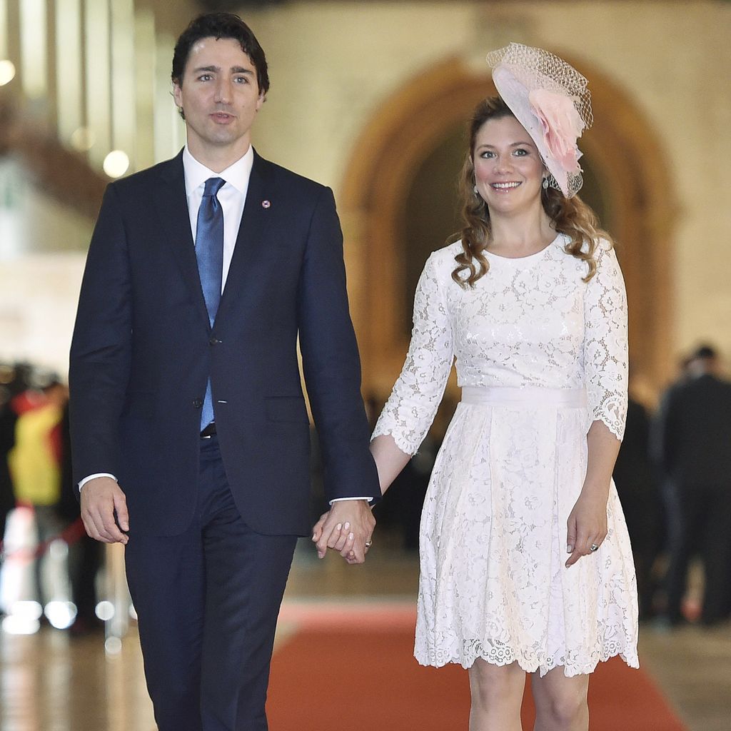 Der kanadische Premierminister Justin Trudeau mit seiner Frau Sophie