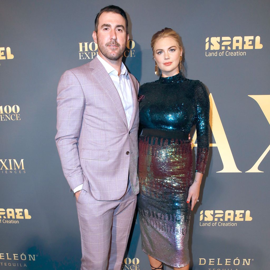 Justin Verlander und Kate Upton, 2018 in Los Angeles