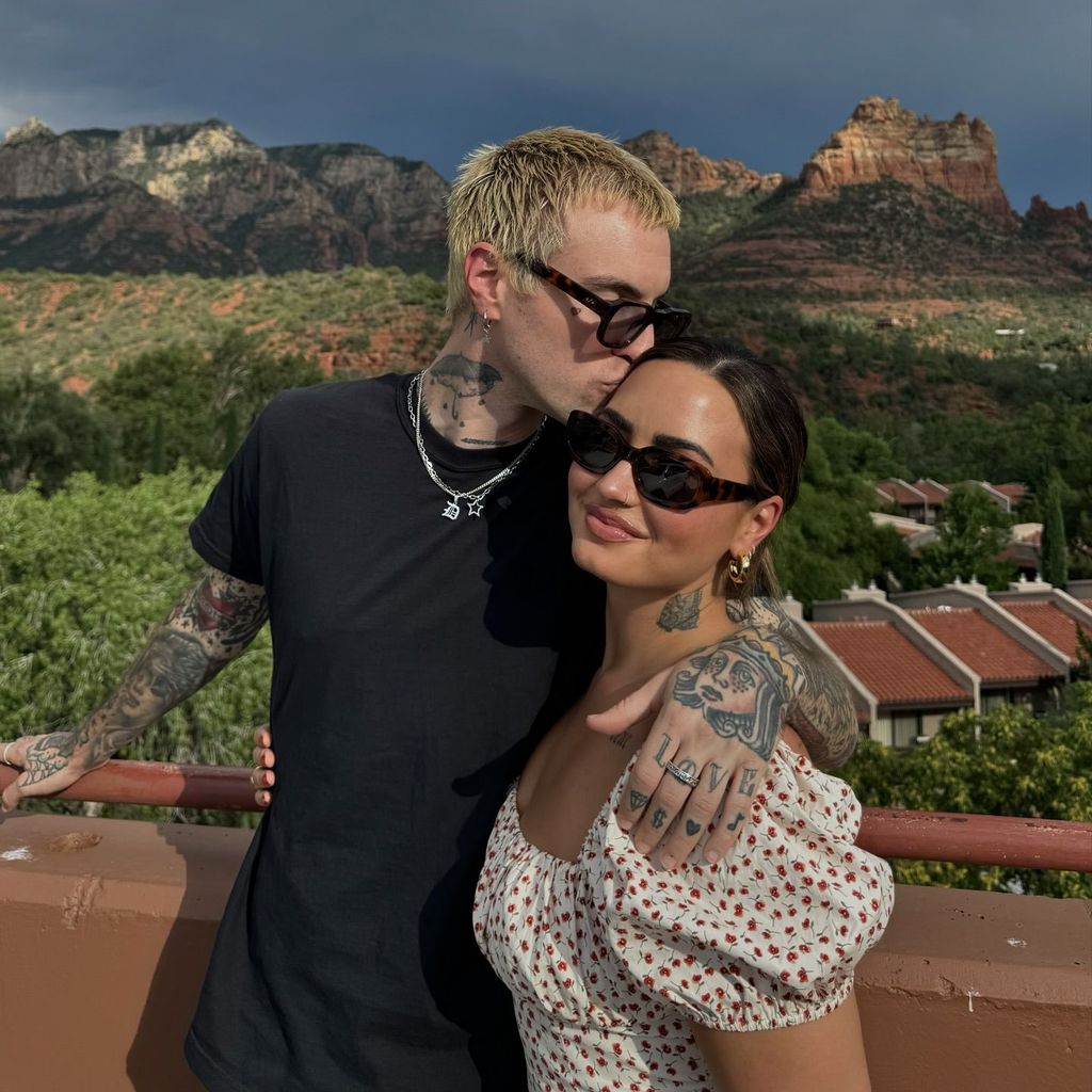 Jordan Lutes und Demi Lovato