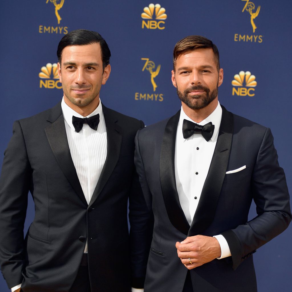 Jwan Yosef und Ricky Martin bei der 70. Verleihung der Emmy Awards
