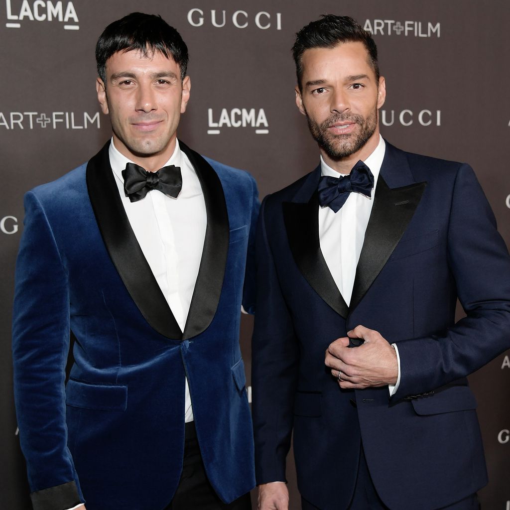 Jwan Yosef und Ricky Martin im November 2019
