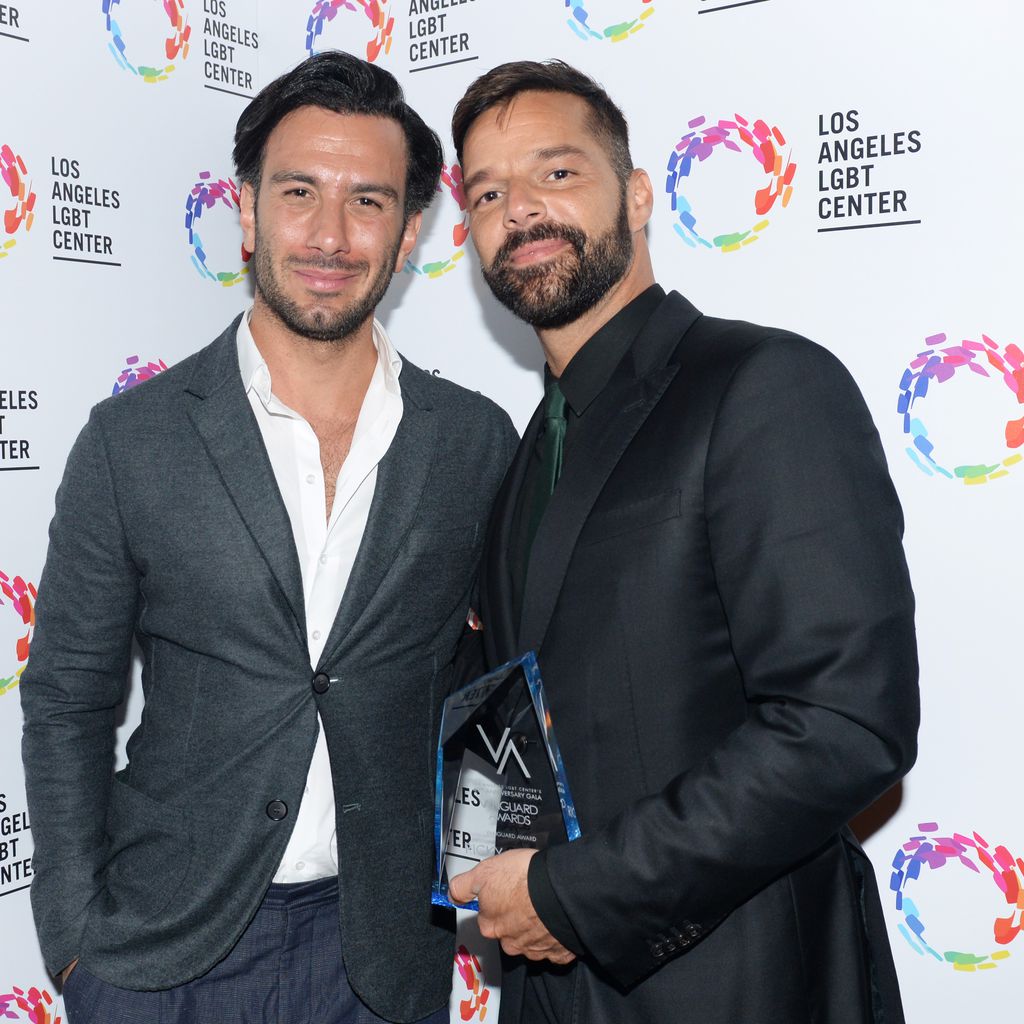 Jwan Yosef und Ricky Martin im September 2018