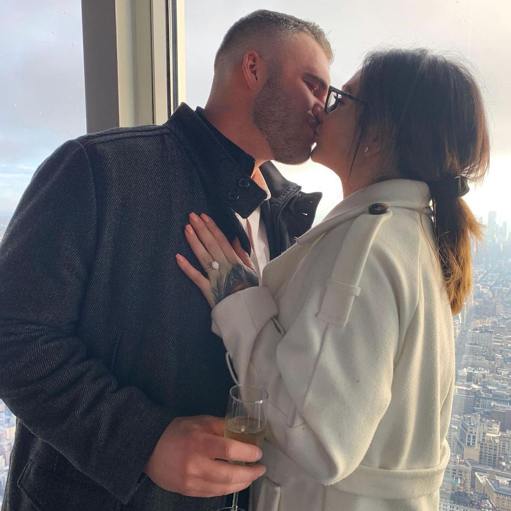 JWoww mit ihrem Verlobten Zack Clayton