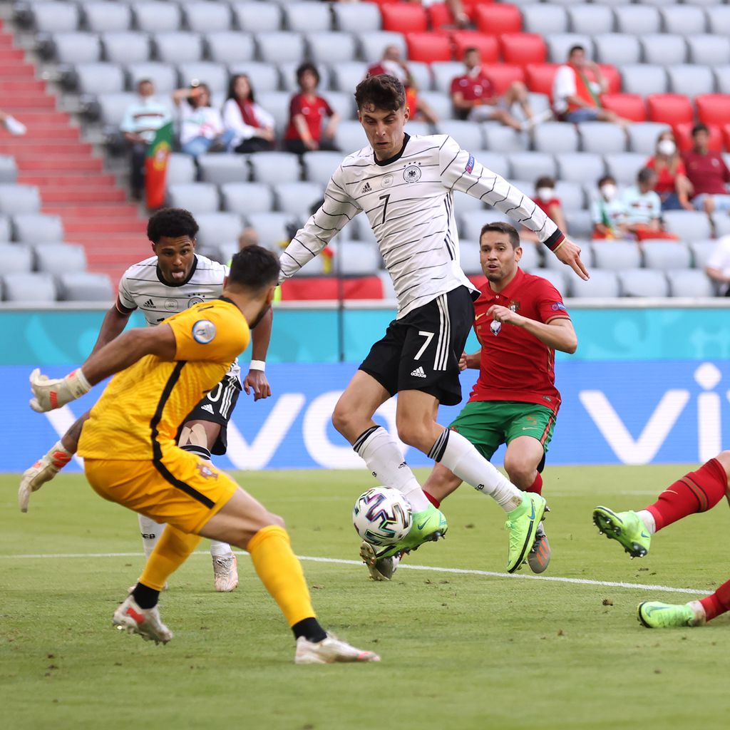 Kai Havertz beim EM-Spiel gegen Portugal