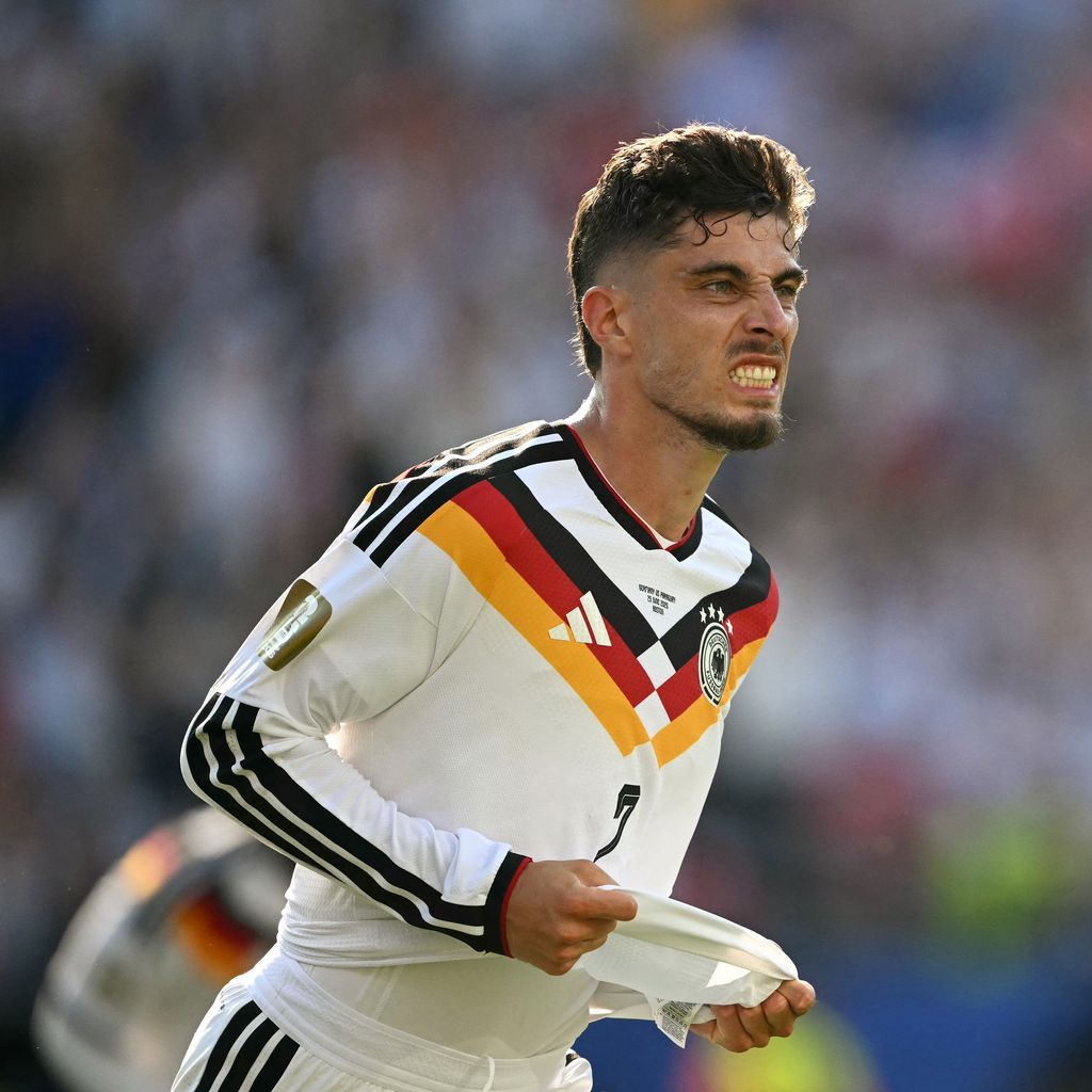 Kai Havertz jubelt über sein erstes Tor für Deutschland gegen Paraguay bei der WM 2026 in Foxborough