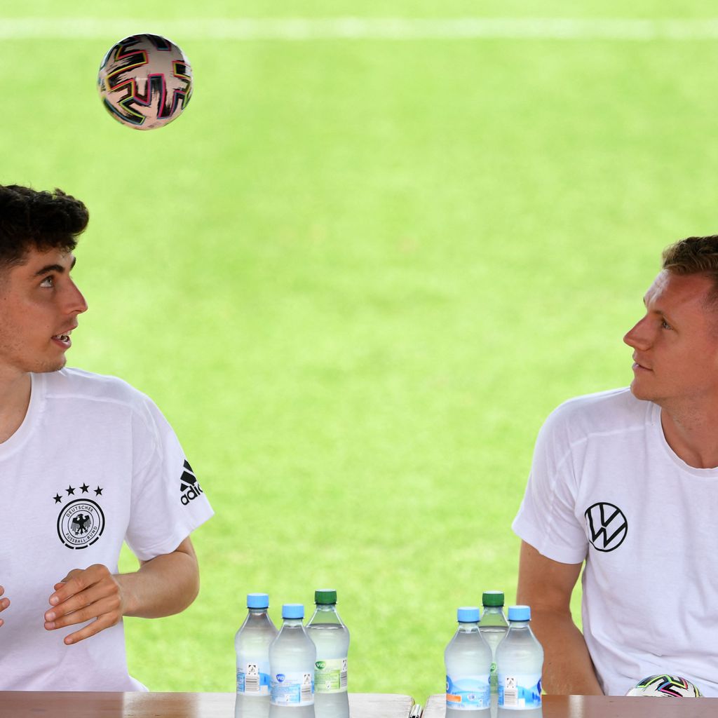 Kai Havertz und Bernd Leno, Nationalkicker