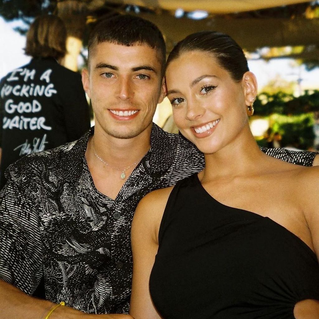 Kai Havertz und Freundin Sophia Weber im Juli 2022