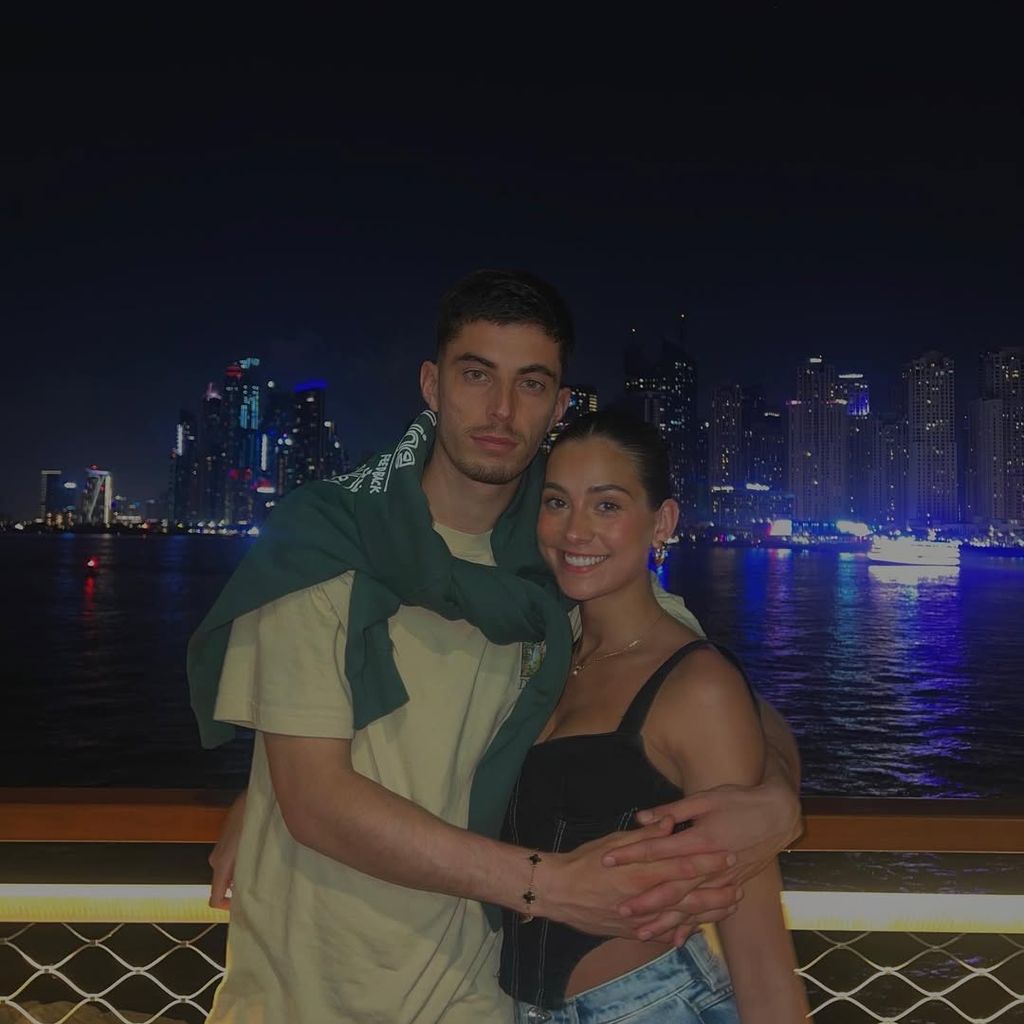 Kai Havertz und Sophia Weber im Dezember 2022
