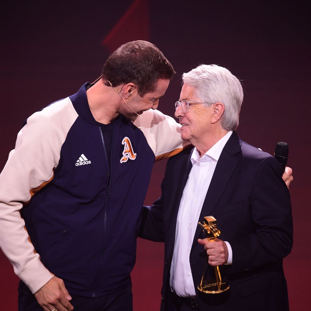 Kai Pflaume und Frank Elstner bei den YouTube Goldene Kamera Digital Awards 2019