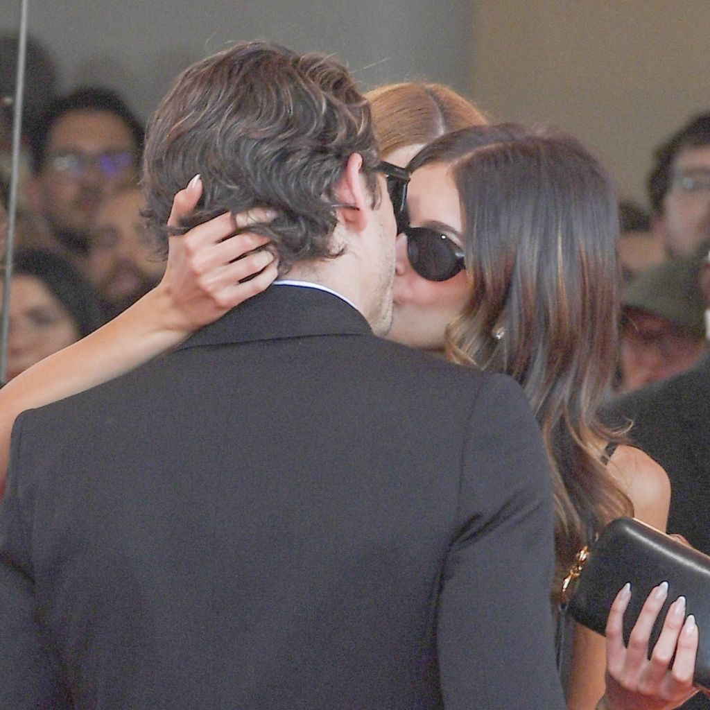 Lewis Pullman und Kaia Gerber in Venedigt, September 2025