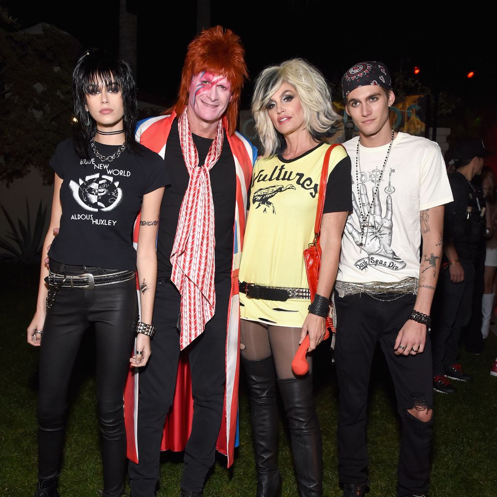 Kaia Gerber, Rande Gerber, Cindy Crawford und Presley Gerber auf der Casamigos Halloween Party