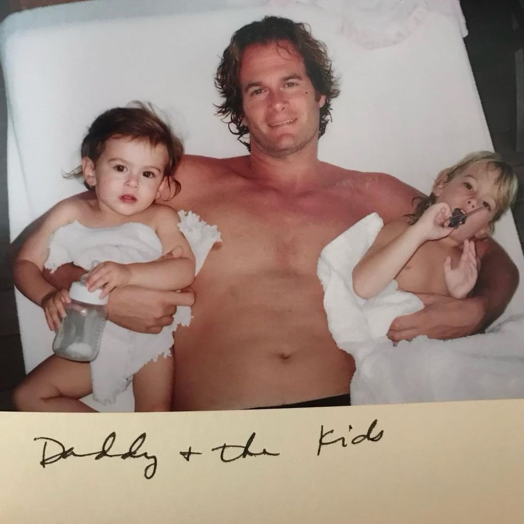 Rande Gerber mit seinen Kindern Kaia und Presley