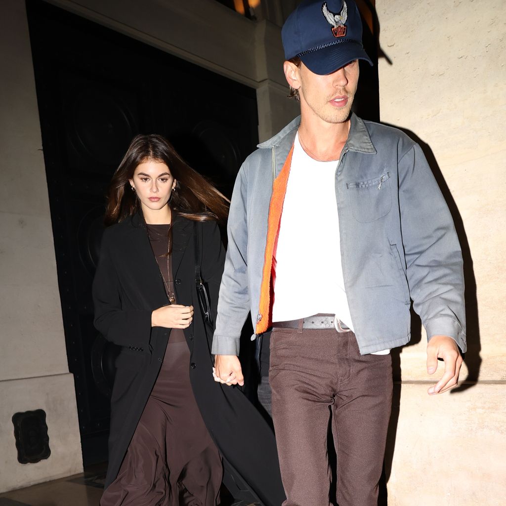 Kaia Gerber und Austin Butler in Paris 2023