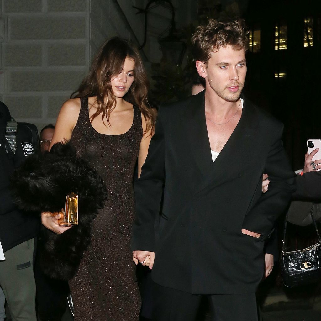 Kaia Gerber und Austin Butler in London 2024