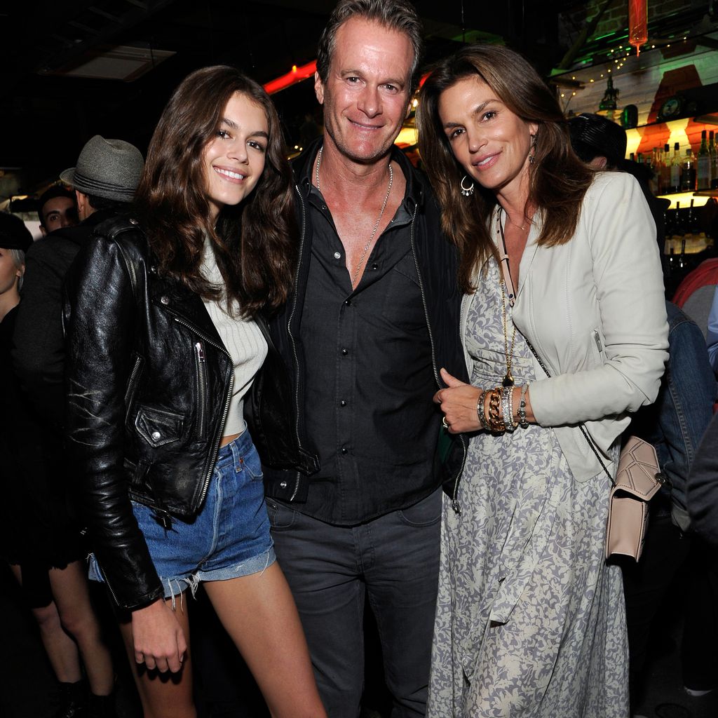 Kaia Gerber, ihre Eltern Rande Gerber und Cindy Crawford bei einem Event in L.A. im März 2018