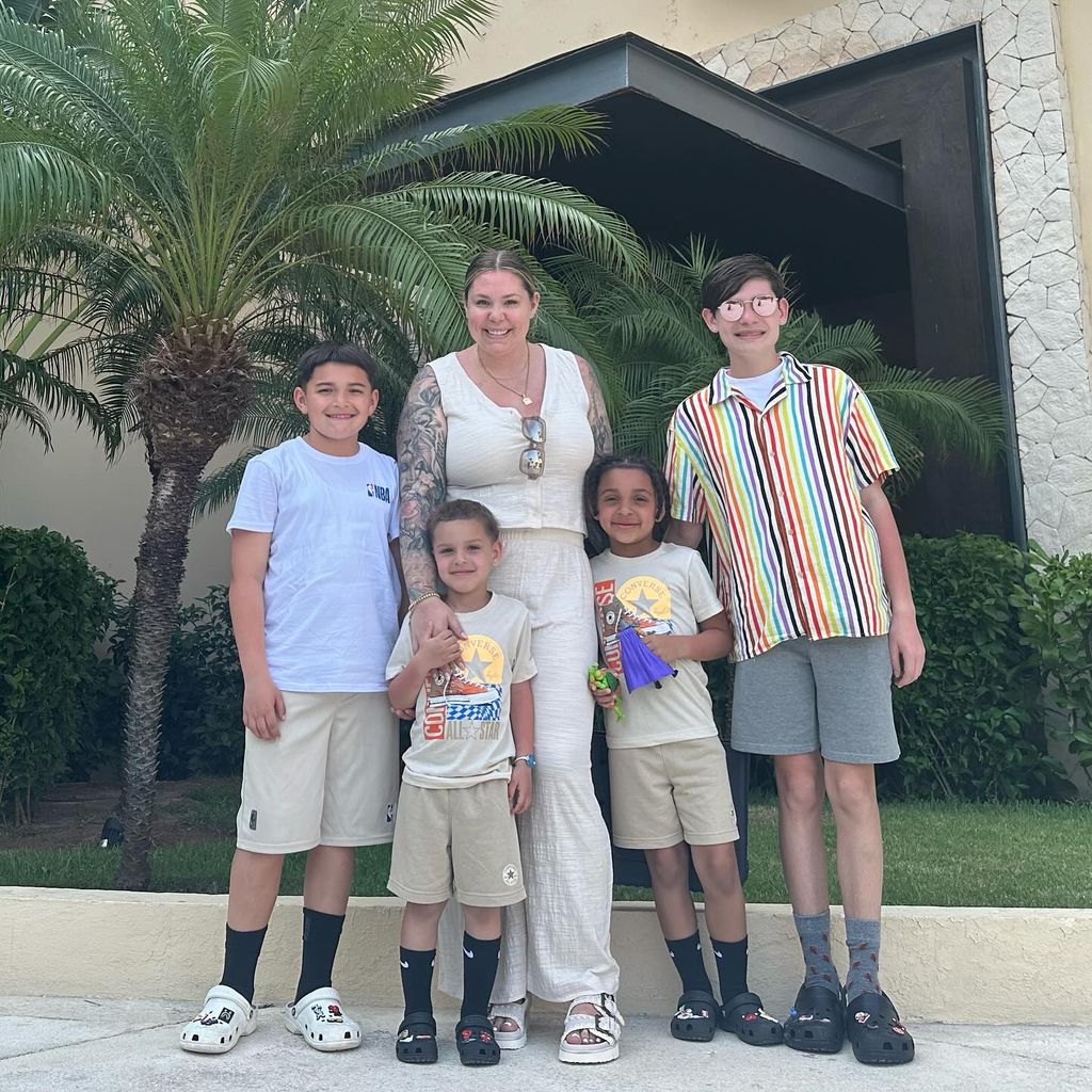 "Teen Mon"-Bekanntheit Kailyn Lowry mit ihren Kindern
