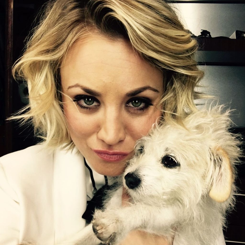 Kaley Cuoco und ihre Hündin Ruby
