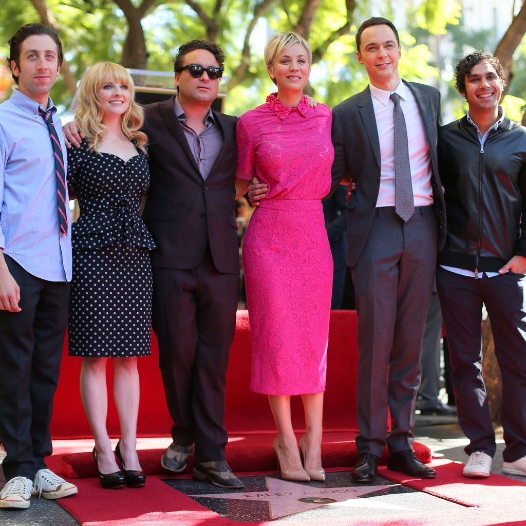 Kaley Cuoco, Johnny Galecki, Jim Parsons und Simon Helberg