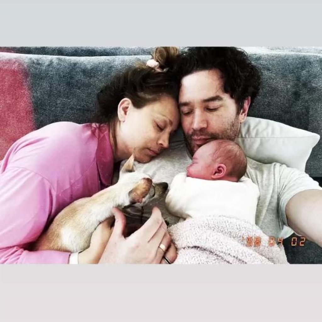 Kaley Cuoco und Tom Pelphrey mit ihrer Tochter Matilda