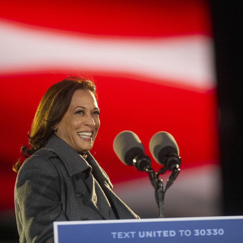 Kamala Harris bei einer Wahlkampfveranstaltung im November 2020