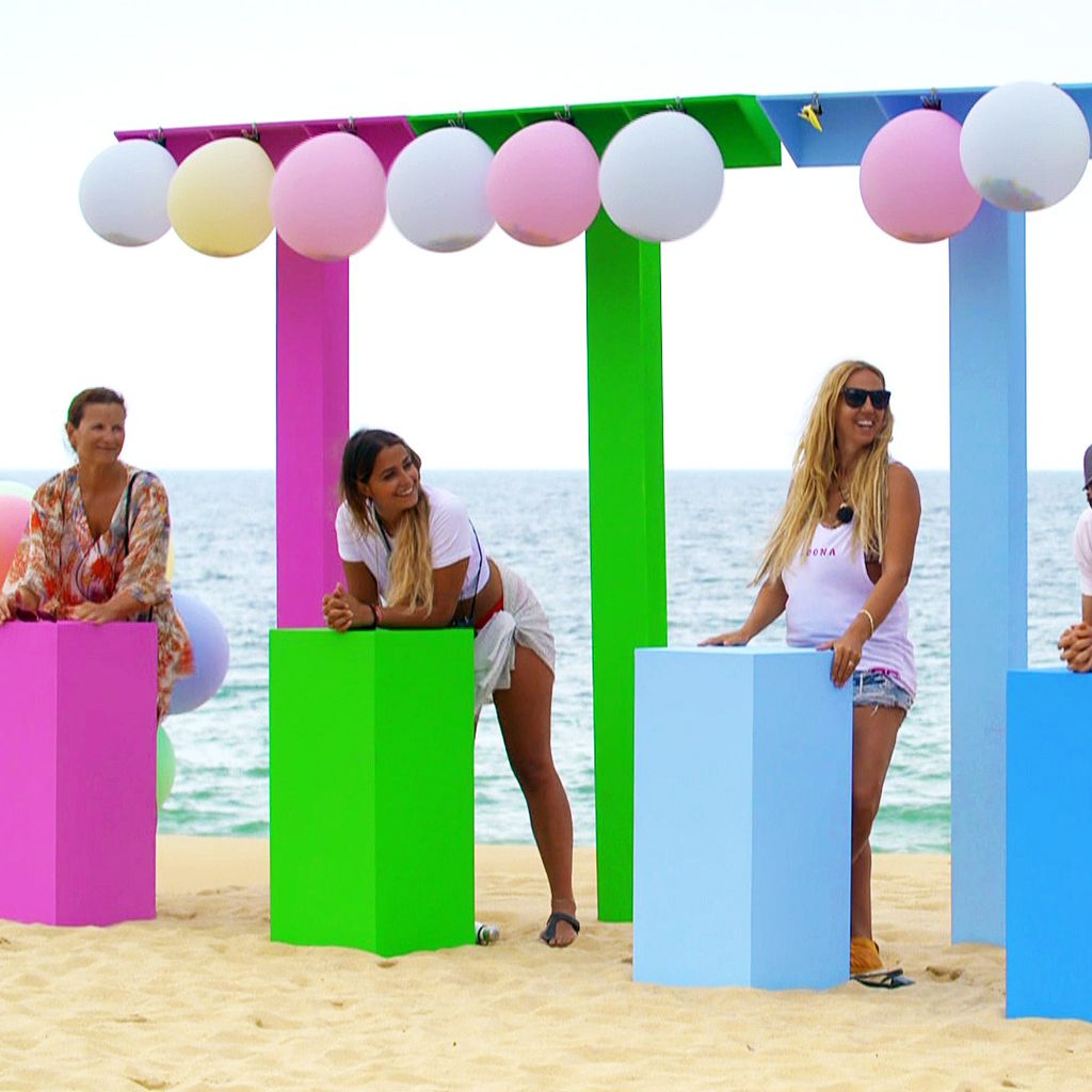 Claudia Obert, Jenefer Riili, Loona, Cosimo Citiolo und Kader Loth bei "Kampf der Realitystars" 2021