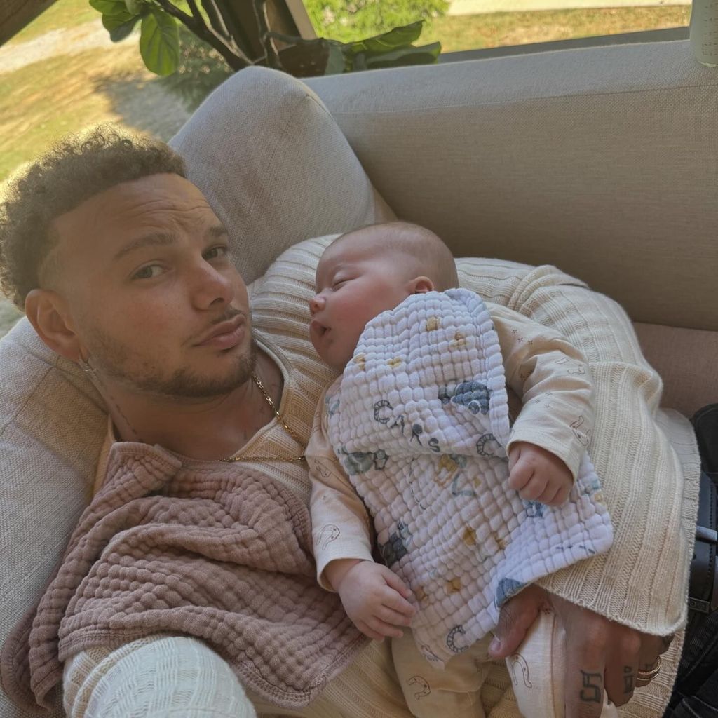 Kane Brown mit seinem Sohn, September 2024