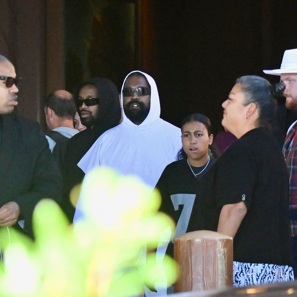 Kanye West mit seinen Kindern im Juli 2024
