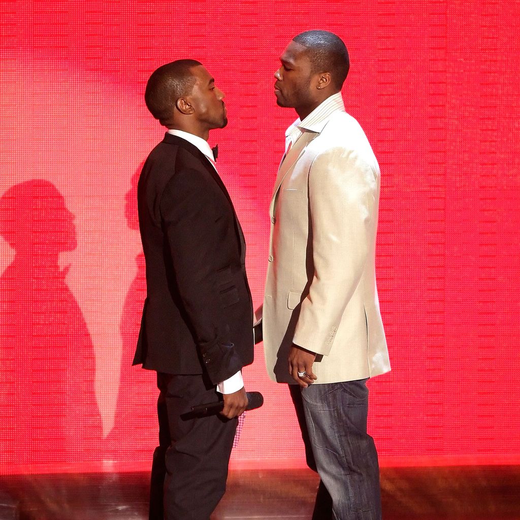Kanye West und 50 Cent bei den MTV Video Music Awards 2007
