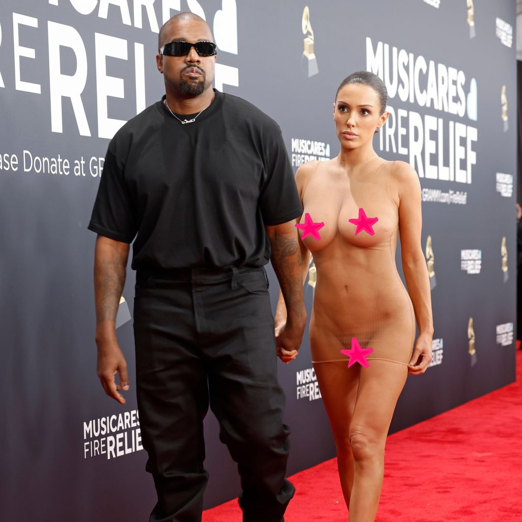 Kanye West und Bianca Censori bei den Grammys 2025