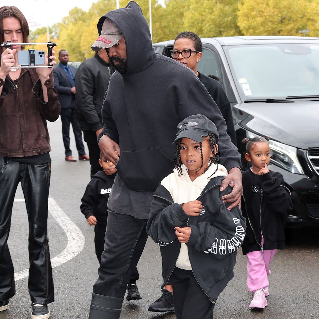 Kanye West und Saint West im Oktober 2022