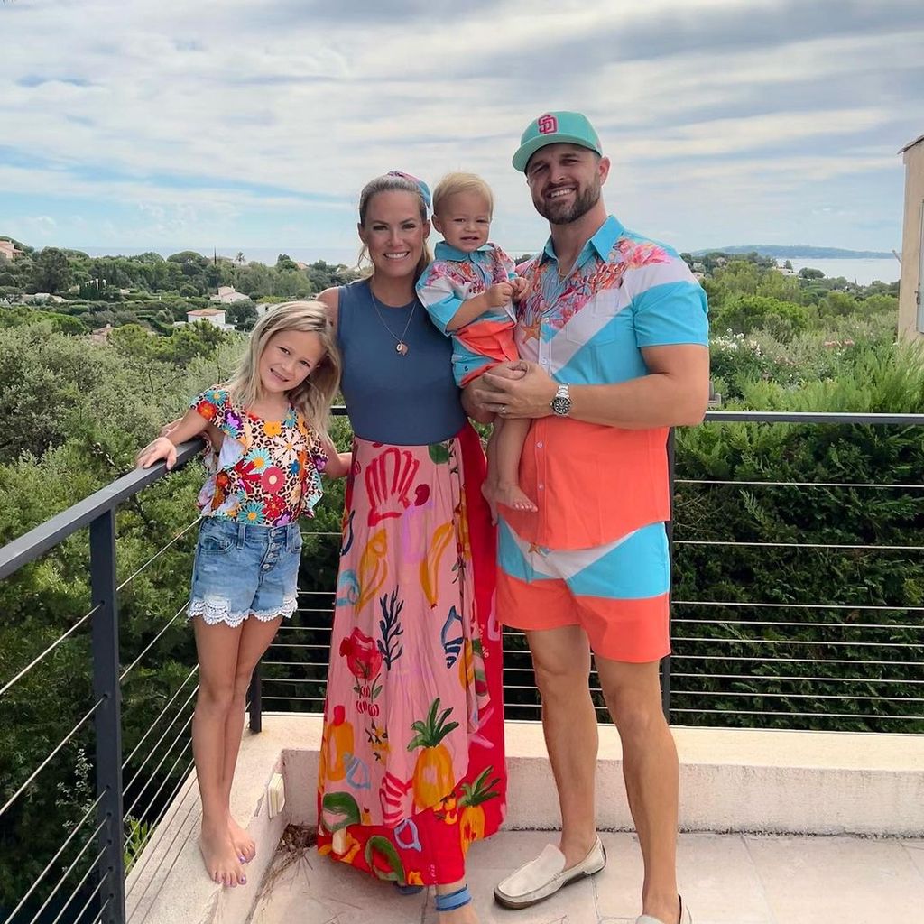 Kara Bosworth mit ihrer Familie