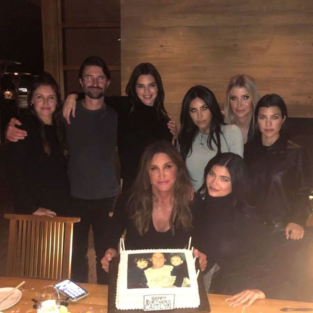 Familienzusammenkunft der Jenner und Kardashian
