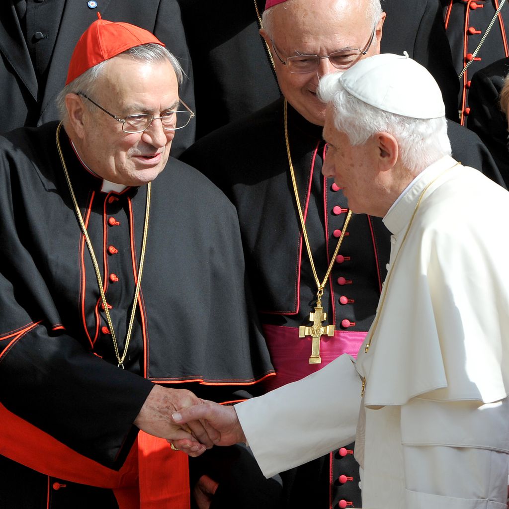 Kardinal Lehmann und Papst Benedikt XVI.