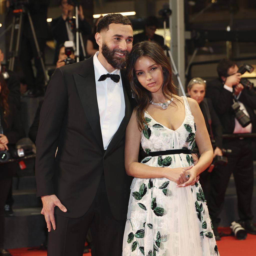 Fußballer Karim Benzema und Lyna Khoudri bei den 78. Filmfestspielen von Cannes, Mai 2025.